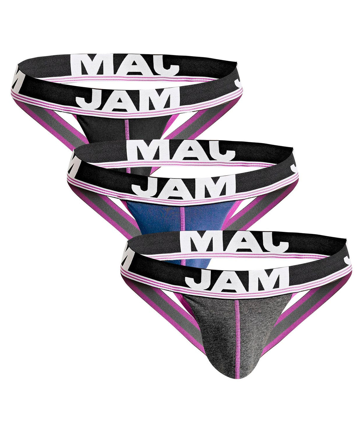 JAM - Jockstrap - 3 Pack Multicolor