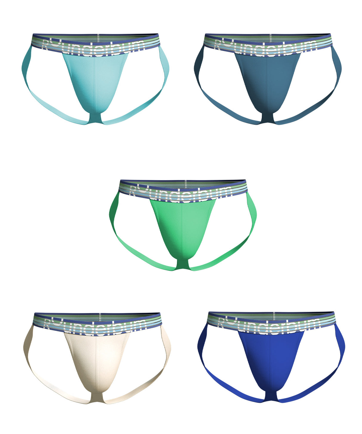 END OF SUMMER Jockstrap 5-Pack Multicolor EoS