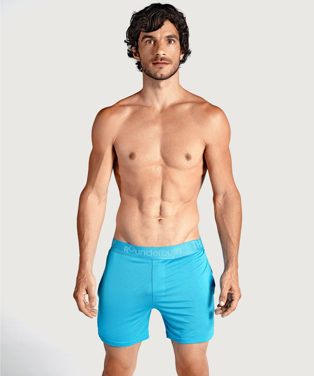 BUM AROUND Pajama Short Blue Cyb