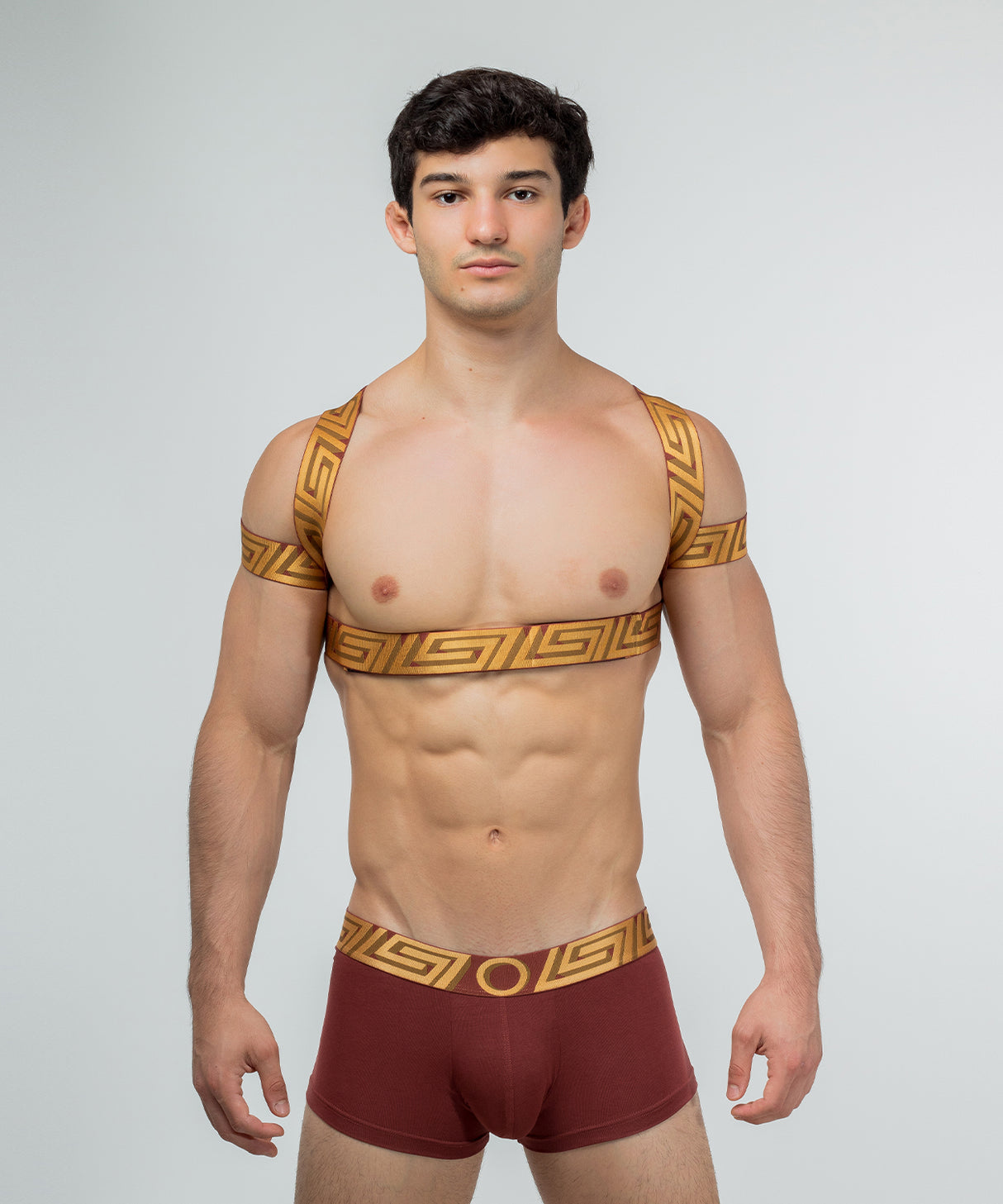 O MY GOD Posture Harness Brown