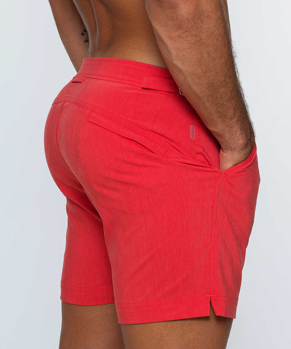 H2O Classic Padded Swim Short Red