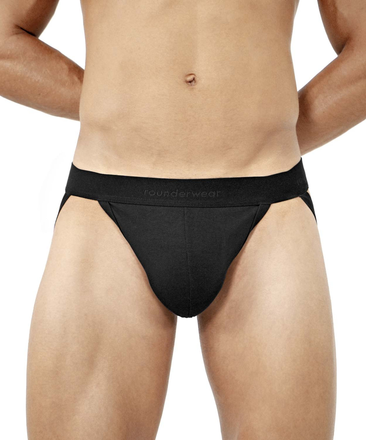 Essentials Cotton Jockstrap Black