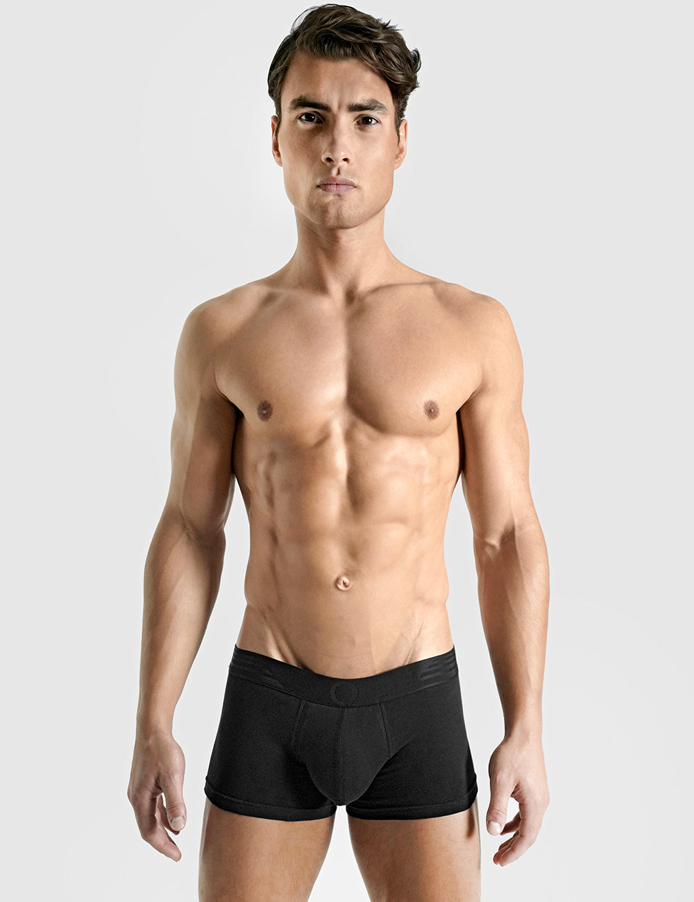 Front and Back Removable Pad Underwear Men Boxer