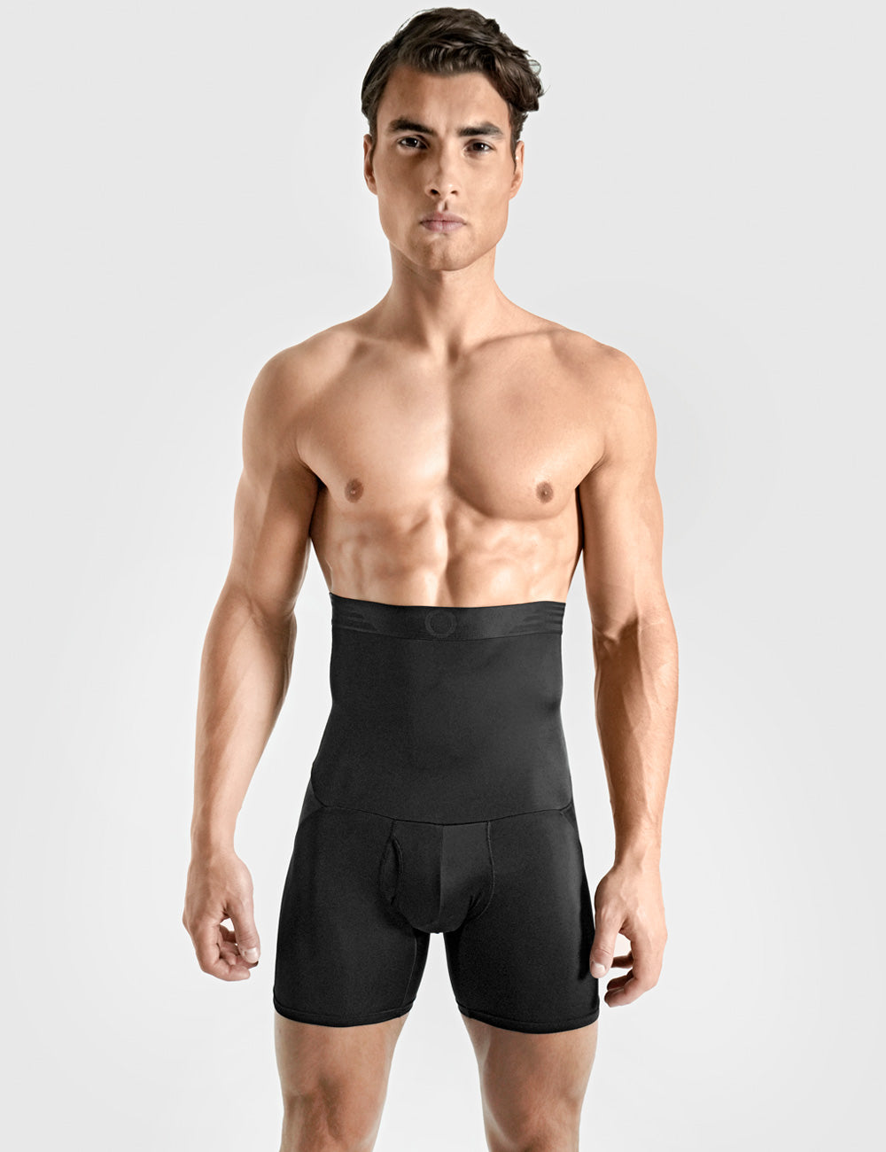 Mens Slimming Full Body Shaper With Butt Pad Compression Tummy