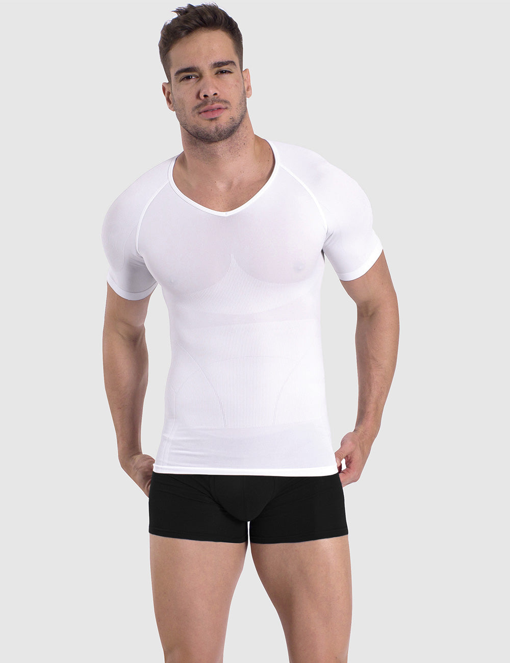 T-Shirt vests, excellent breathability, Seamless, black, Men's Underwear