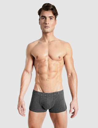 Basic Padded Boxer Trunk Heather-Charcoal