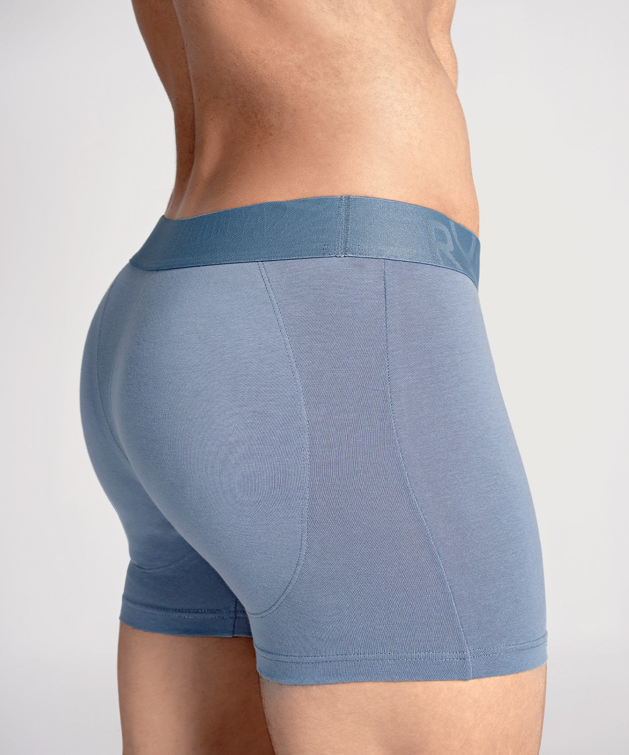 ELEMENTAL BLUE Padded Boxer Brief + Smart Package Cup - Rounderbum
