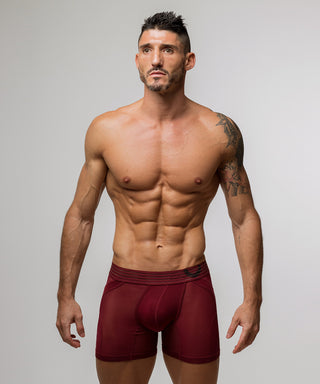 SEXY NIGHTS Anatomic Boxer Brief Cherry