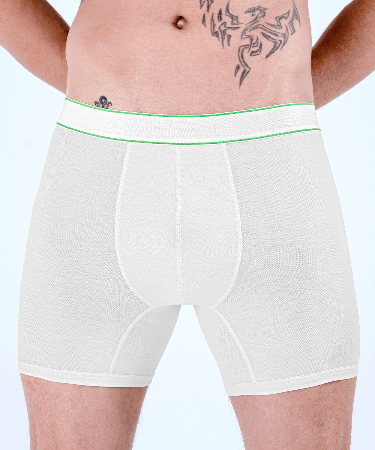 Essentials Bamboo Boxer Brief White