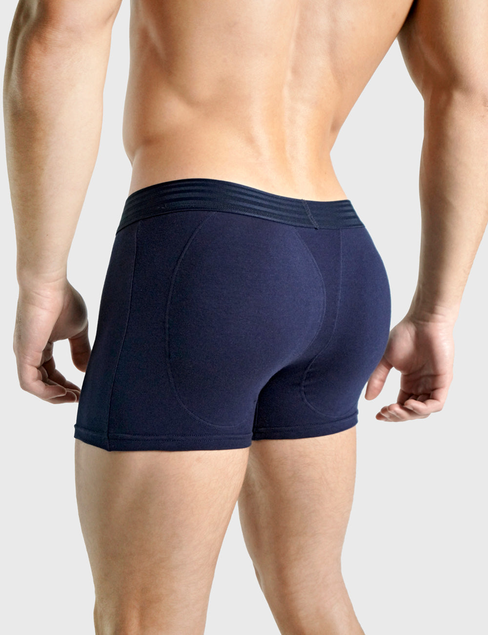 Padded Boxer Brief + Smart Package Cup – Rounderbum LLC