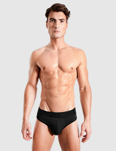 Men Super Elastic Bikini Briefs String Underwear Bodybuilding Package Back  Brief