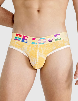 BE LOVE Jock Brief Yellow Large