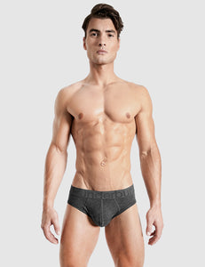 Basic Padded Brief Heather-Charcoal