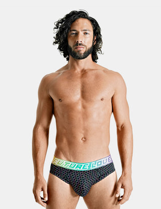 FUTURE LOVE Lift Brief Black X-Large