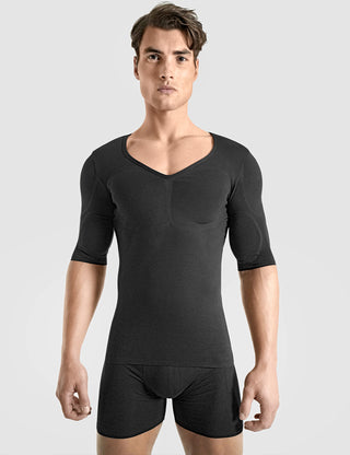 STEALTH Padded Muscle Shirt Black