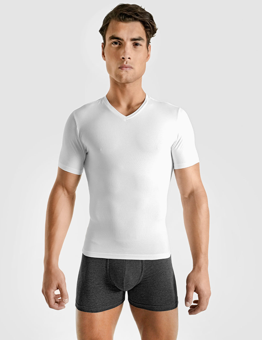 Cotton Compression T-Shirt Rounderbum - Main Image