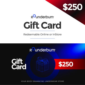 Gift Card $250 USD - Gift Card - Rounderbum Shark Tank Men Shapewear and Underwear
